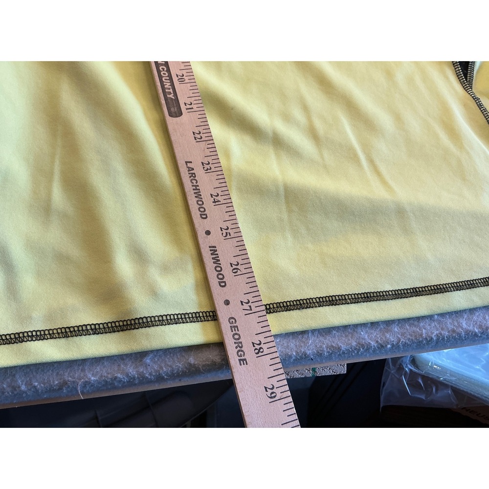 Harley Davidson Performance Shirt Neon Yellow Embroidered Logo Women Medium Iowa - Picture 10 of 11